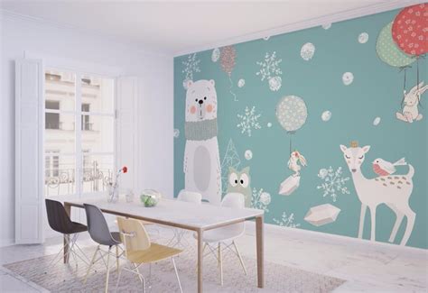 CUSTOM MURAL WALLPAPER POLAR BEAR – hanabellinidesign