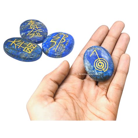 Lapis Lazuli Usui Reiki Set Premium Crystal Reiki Symbols Amazing