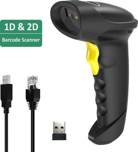 Detepo Barcode Scanner Draadloos Met Bluetooth Of Met Usb Aansluiting