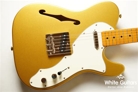 Squier By Fender Classic Vibe ‘60s Telecaster Thinline Aztec Gold White Guitars Online Store