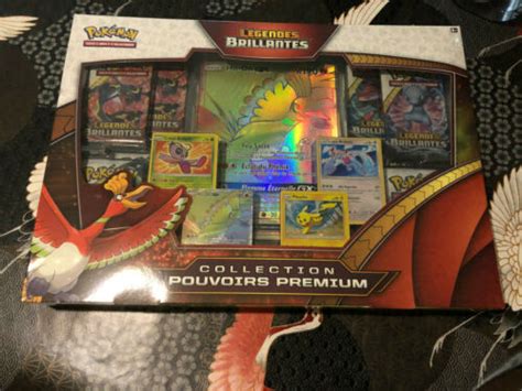 COFFRET POKÉMON POUVOIRS PREMIUM HO OH SL3 5 LÉGENDES BRILLANTES