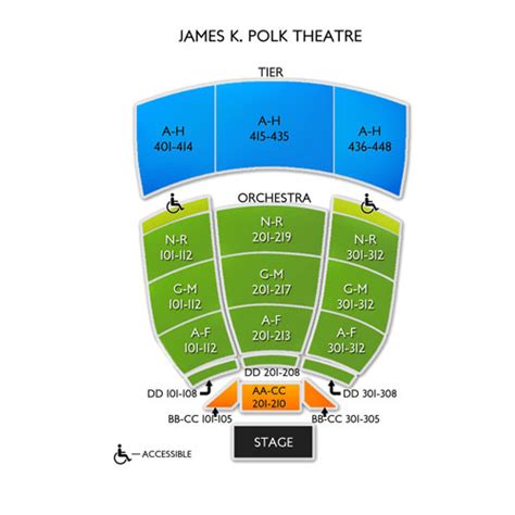 Polk Theatre Seating Chart | Vivid Seats