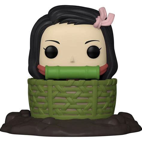 Figurine Pop Nezuko Kamado In Basket Demon Slayer Pas Cher