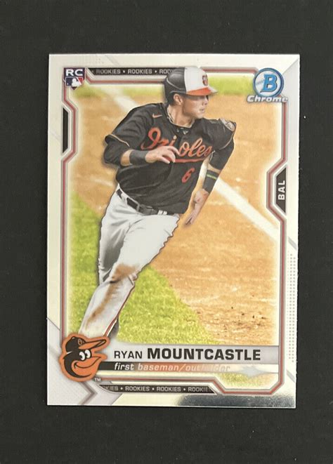 Bowman Chrome Ryan Mountcastle Rookie Rc H Ebay