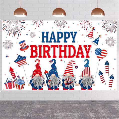 Amazon DARUNAXY 4th Of July Birthday Party Decorations