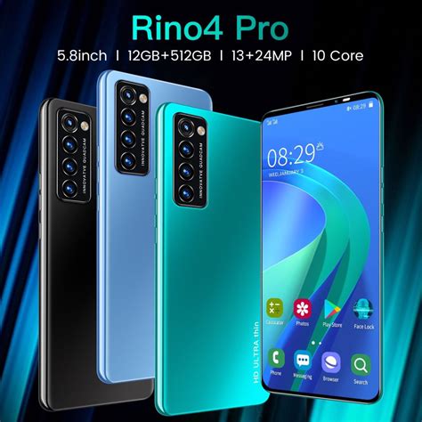 Original Unlocked Rino4 PRO Smart Phone Mobile Phone 4G LTE Cell