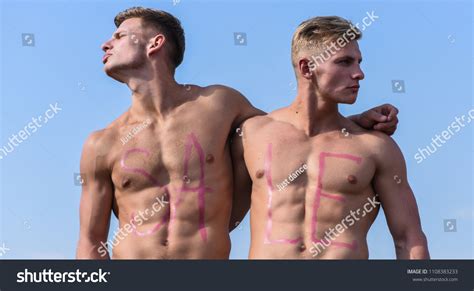 Men Muscular Nude Sexy Torso Sky Stock Photo Shutterstock