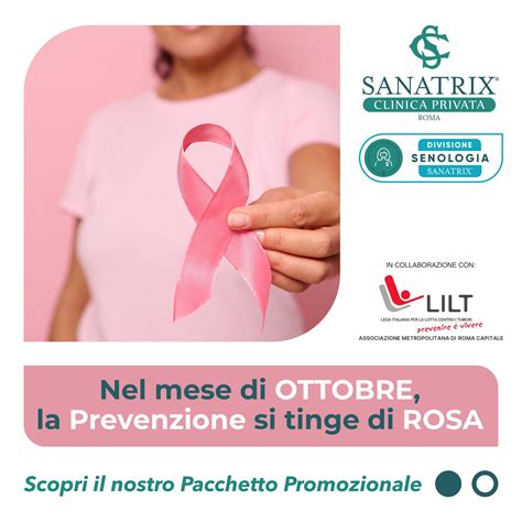 Ottobre Rosa Pacchetto Prevenzione Tumore Al Seno