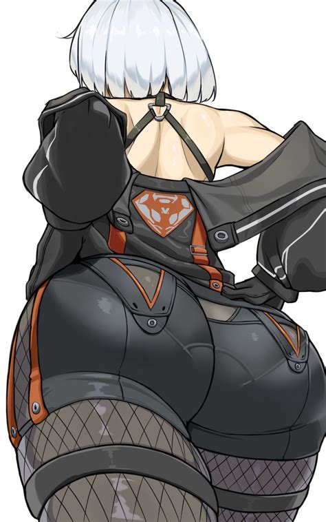 Rule 34 Absurdres Alternate Costume Artist Request Ass Ass Focus Bare Shoulders Drake Nikke