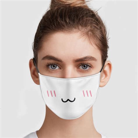 Kawaii Cute Face Mask | Allbluetees.com