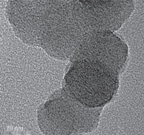 A B Tem Images Of Carbon Nanodots Reproduced From Tripathi Et Al