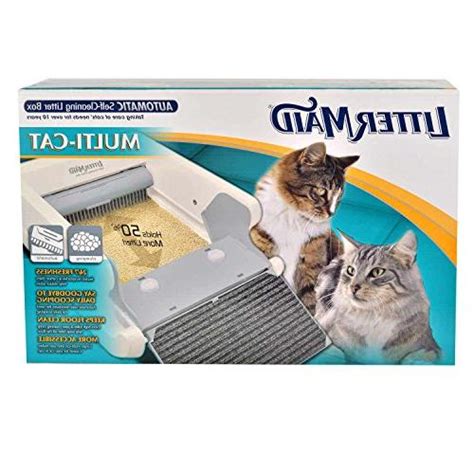 LitterMaid Multi-Cat Automatic Self-Cleaning Litter Box, 37" L