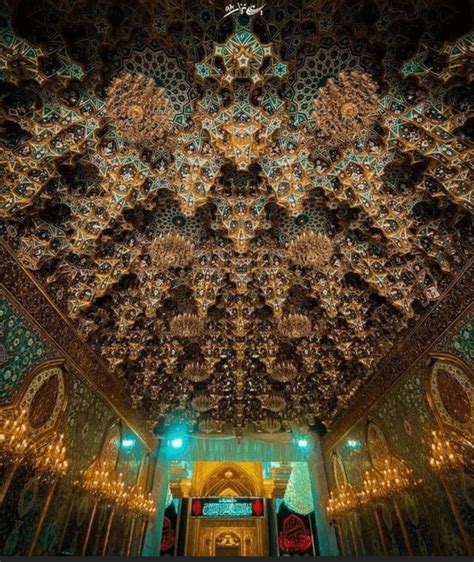 Ceiling of a Mosque in Iran : r/woahdude