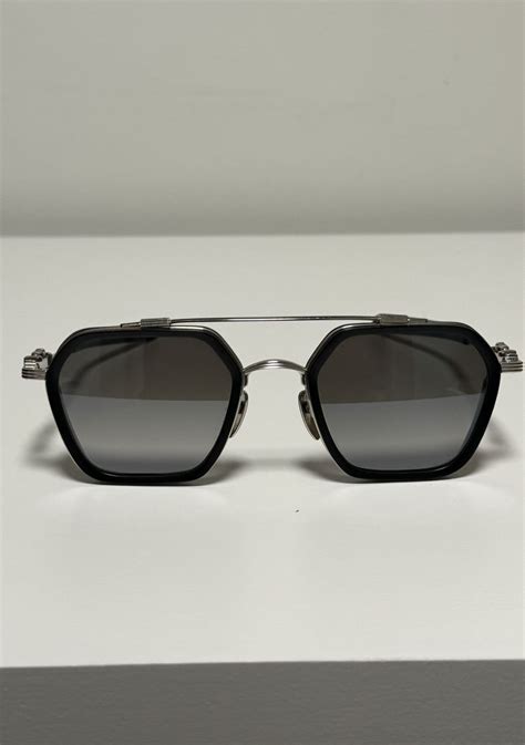 Chrome Hearts Chrome Hearts Hotation Sunglasses Silver Grailed