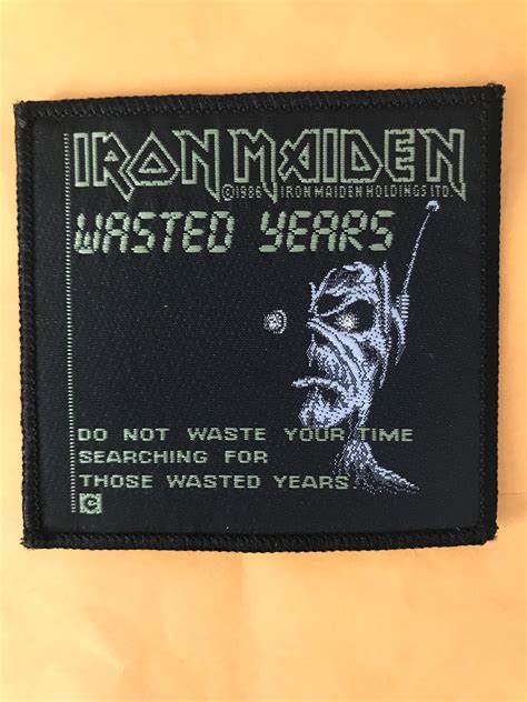 Wasted Years Iron Maiden