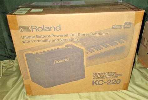 New In Box Roland Kc Battery Powered Stereo Keyboard Amplifier