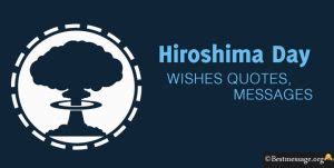 Hiroshima Day Messages Quotes & Wishes Images