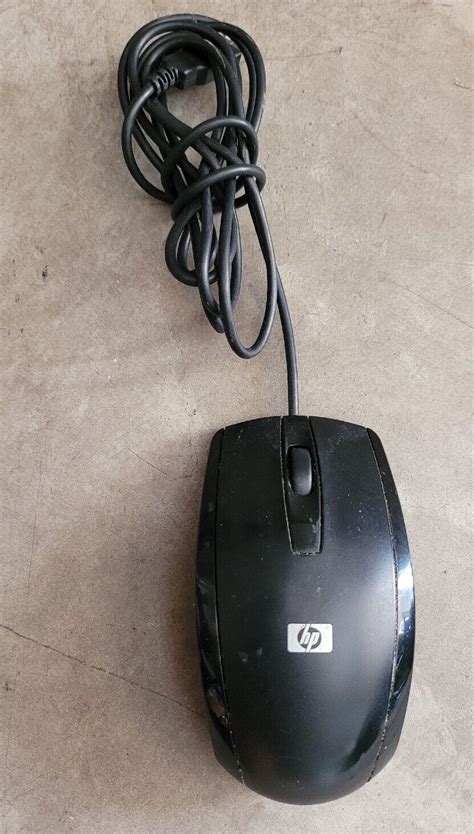 Genuine Hp Modguo Usb Optical Wired Mouse Black 505062 001 Ebay