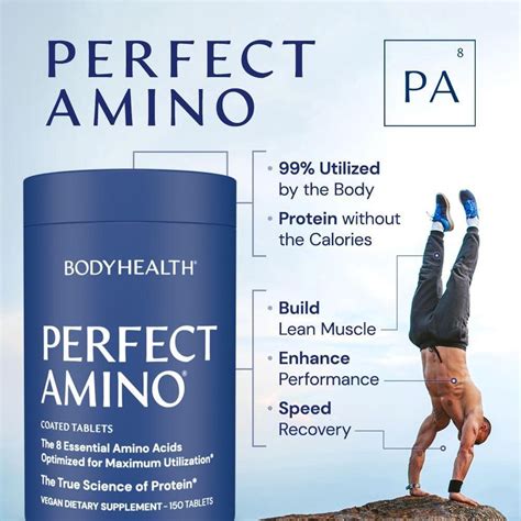 Bodyhealth Perfectamino Ct Tablets Essential Amino Acids Bcaas