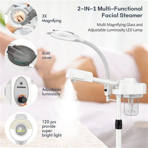 Professional Facial Steamer With Magnifying Lamp Kingsteam Face Steamer