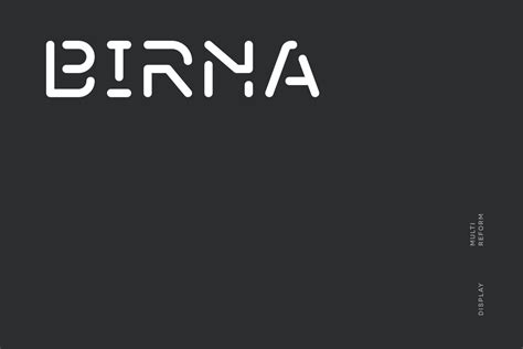 birna font  yellow images creative store