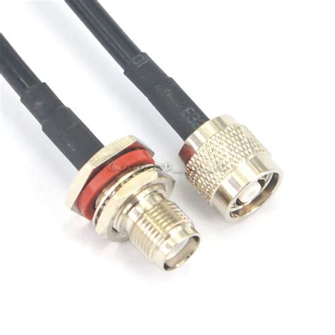 Free Shipping 10 Pieces Extension Cord Rp Tnc Male Plug To Rp Tnc Female Jack Rf Connector