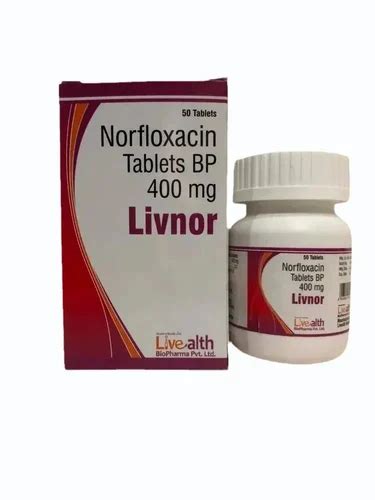 400mg Livnor Norfloxacin Tablets At Rs 120box Norfloxacin Tablet In