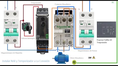 Instalar relé y temporizador a la conexión YouTube