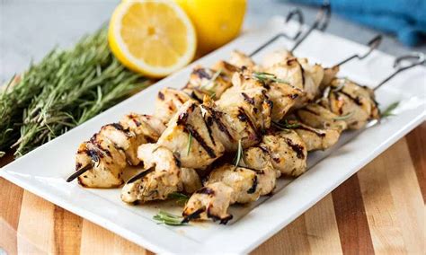 Rosemary Ranch Grilled Chicken Kabobs The Stay At Home Chef