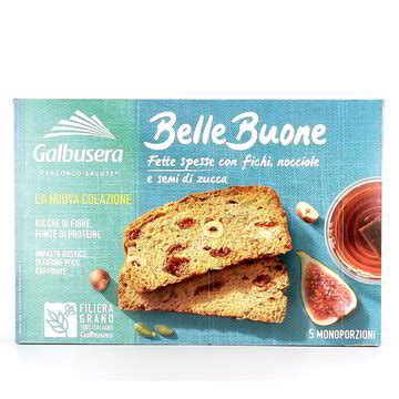 BELLE BUONE FETTE SPESSE CON FICHI NOCCIOLE E SEMI DI ZUCCA GALBUSERA