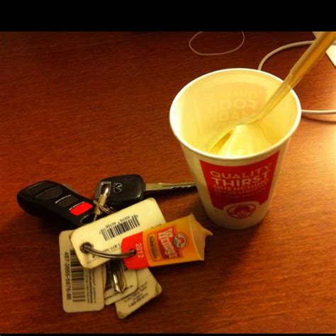 Wendy's frosty keychain. Best deal ever. | Wendys frosty, Tableware, Frosty