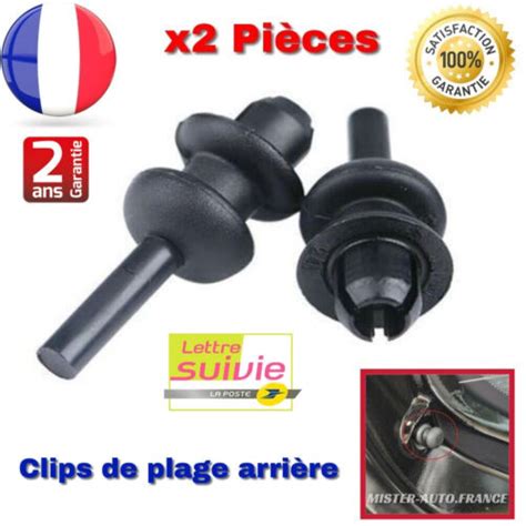 X Clip Fixation Plage Arriere Peugeot Citroen Clips Ds C