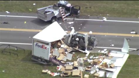 Fedex Truck Driver Dead After Head On Crash In Seminole County With