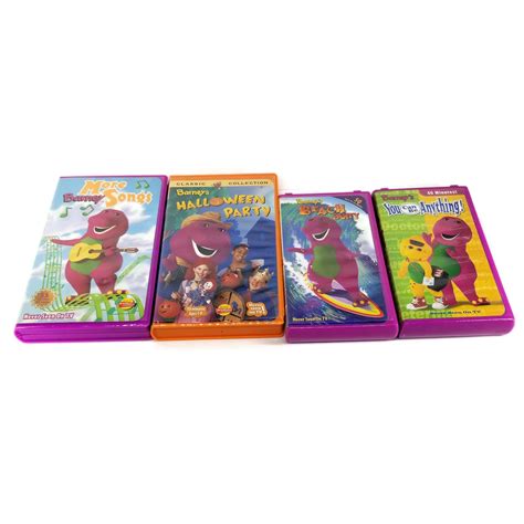 Barney Vhs Lot The Purple