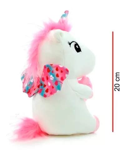 Peluche Unicornio Sentado Con Corazon 20cm Phi Phi Toys Cuotas Al