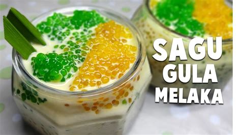 Sagu Gula Melaka Resepi Mudah Dan Ringkas Menu Wajib Youtube