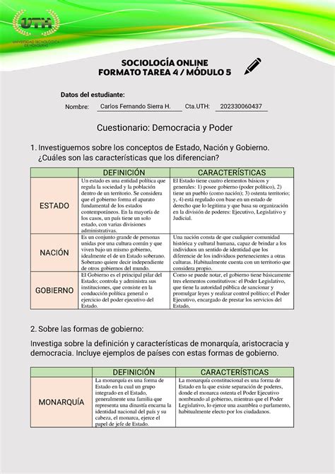 Formato Tarea 4 Modulo 5 S SOCIOLOGÍA ONLINE FORMATO TAREA 4 MÓDULO