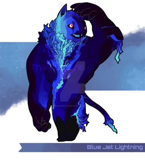 Blue Jet Lightning by NebNomMothership on DeviantArt