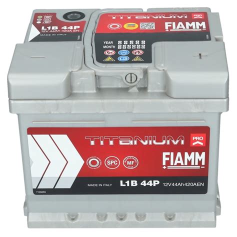 Autobatterie Fiamm Titanium 12V 44Ah 420A EN Autobatterien Batcar De