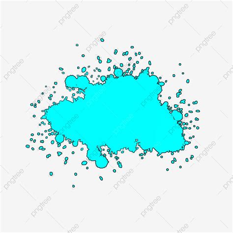 Mottled Brush Effect Hd Transparent Mottled Brush Effect Blue Splash