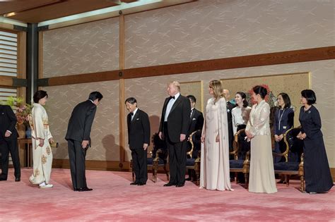 State Banquet At The Imperial Palace In Honor Of President And Mrs Trump The Prime Minister In