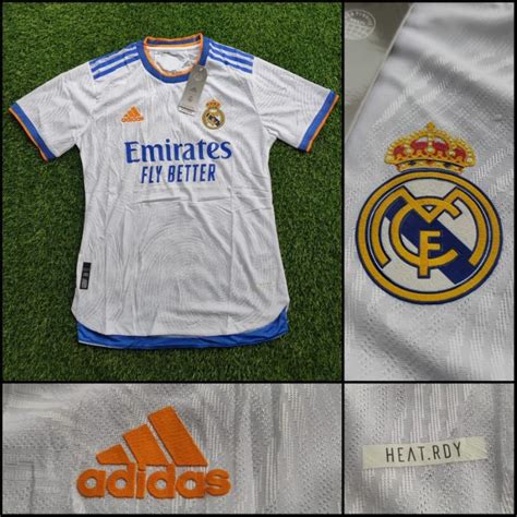 Jual BISA COD JERSEY BOLA REAL MADRID HOME PLAYER ISSUE AUTHENTIC