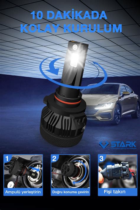 Stark Yeni Hb Led Xenon Far Ampul Full Power Serisi Macro