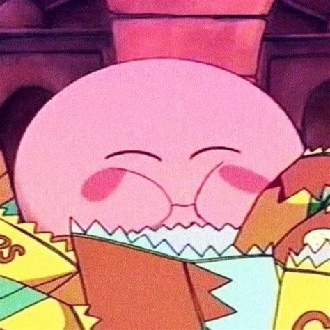 Kirby Pfp Kirby Hanging Out Phone Wallpaper Funny Cute Anime