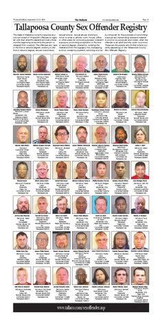 Sex Pffender Oegistry By Tallapoosa Publishers Issuu