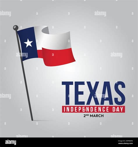 Texas Independence Day March 2 Background Texas State Flag Greeting Card Banner Poster