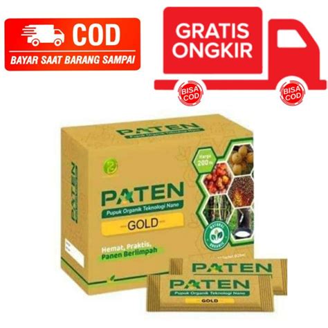 Jual PUPUK PATEN GOLD Perbox Isi 12 Sachet Shopee Indonesia