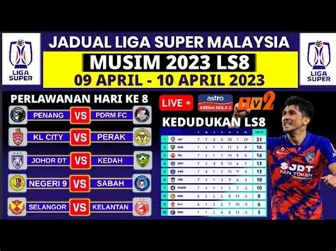 Jadual Perlawanan Ke Liga Super Jadual Jdt Vs Kedah Jadual