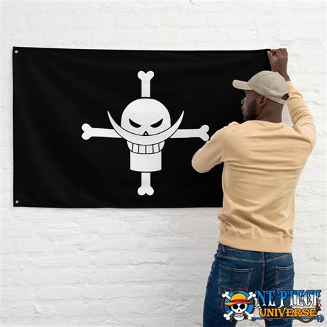 Whitebeard Jolly Roger Flag One Piece Whitebeard Flag One Piece Universe Store