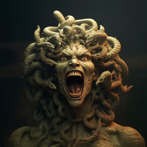 Download Ai Generated Medusa Mythology Royalty Free Stock